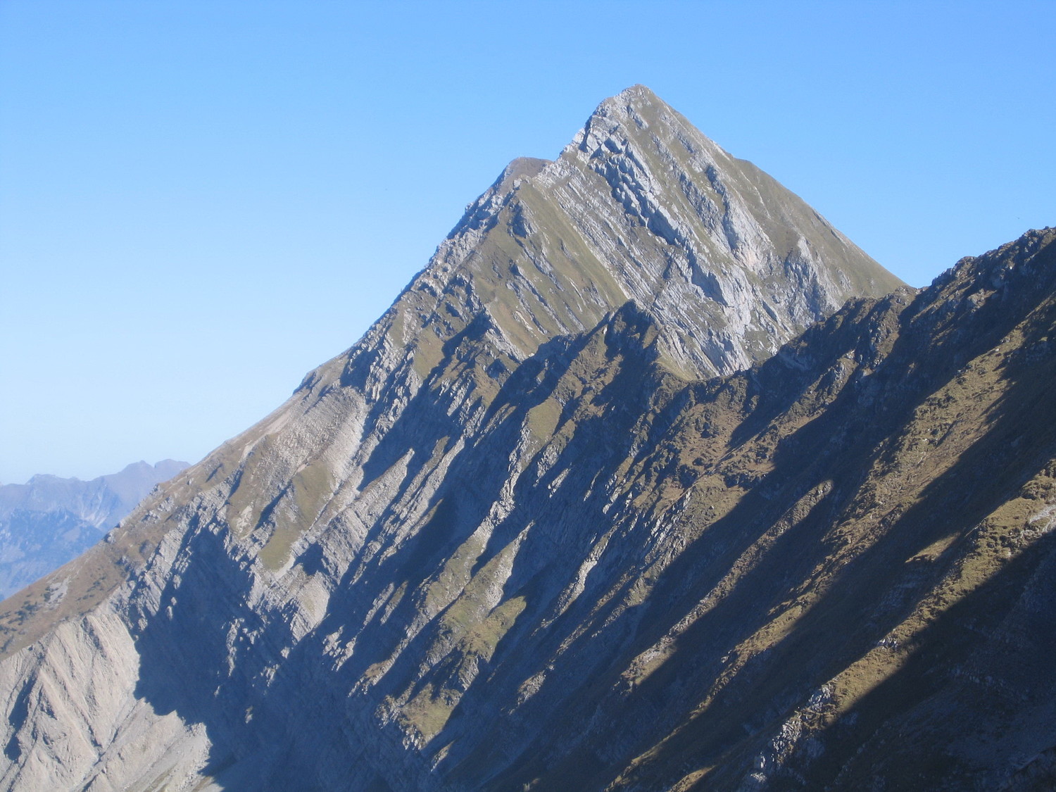 la dent de Folliéran, du col de Bounavalette