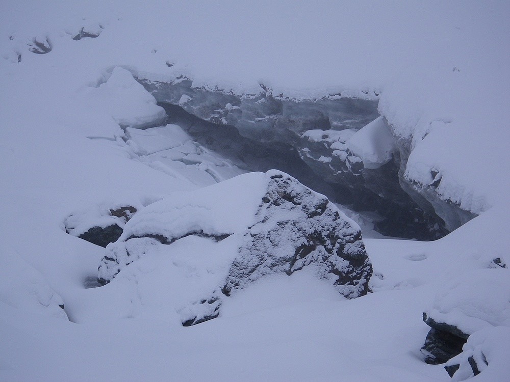 Glacier de la Sitre : pour ceux qui doutent qu'il y a encore de la glace!