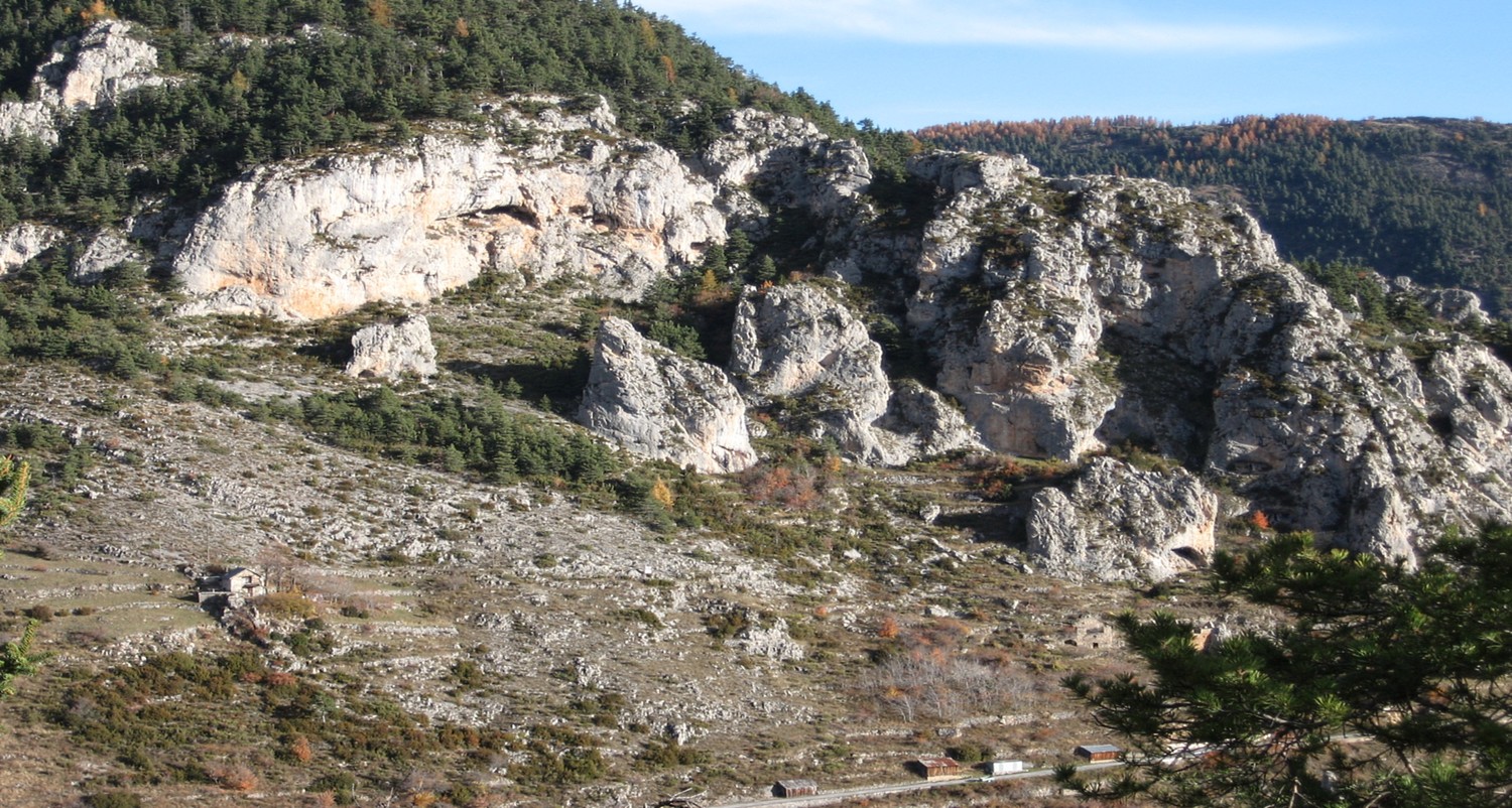 Les falaises de Roubion