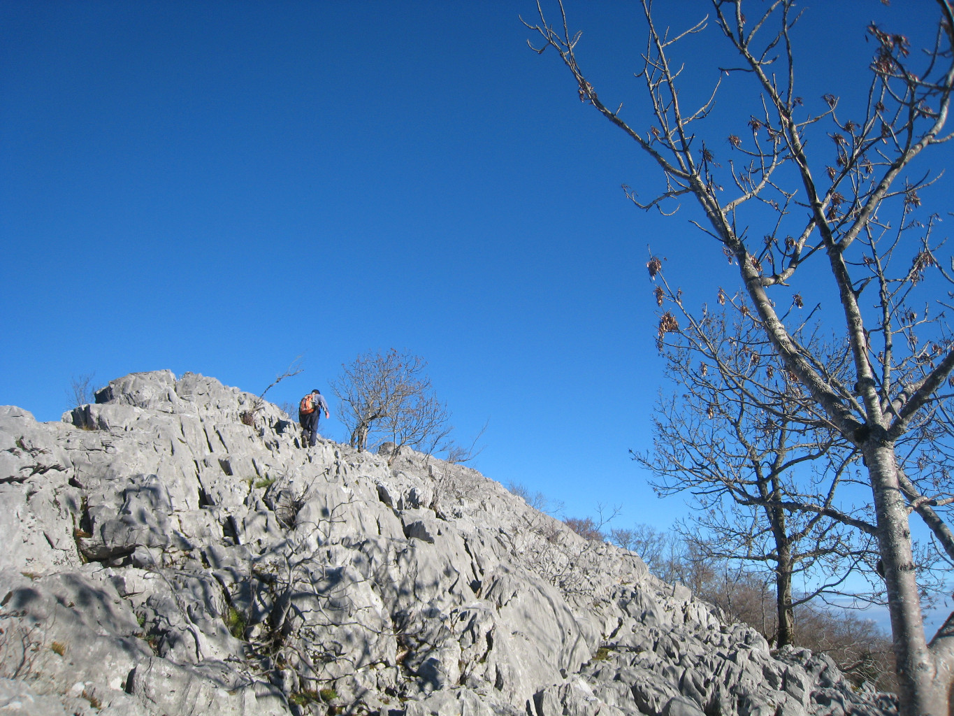 lapiaz des rochers de Péne Blanque