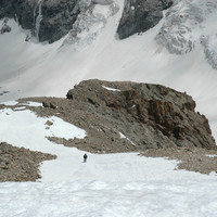 Descente vers le glacier Noir, par omα