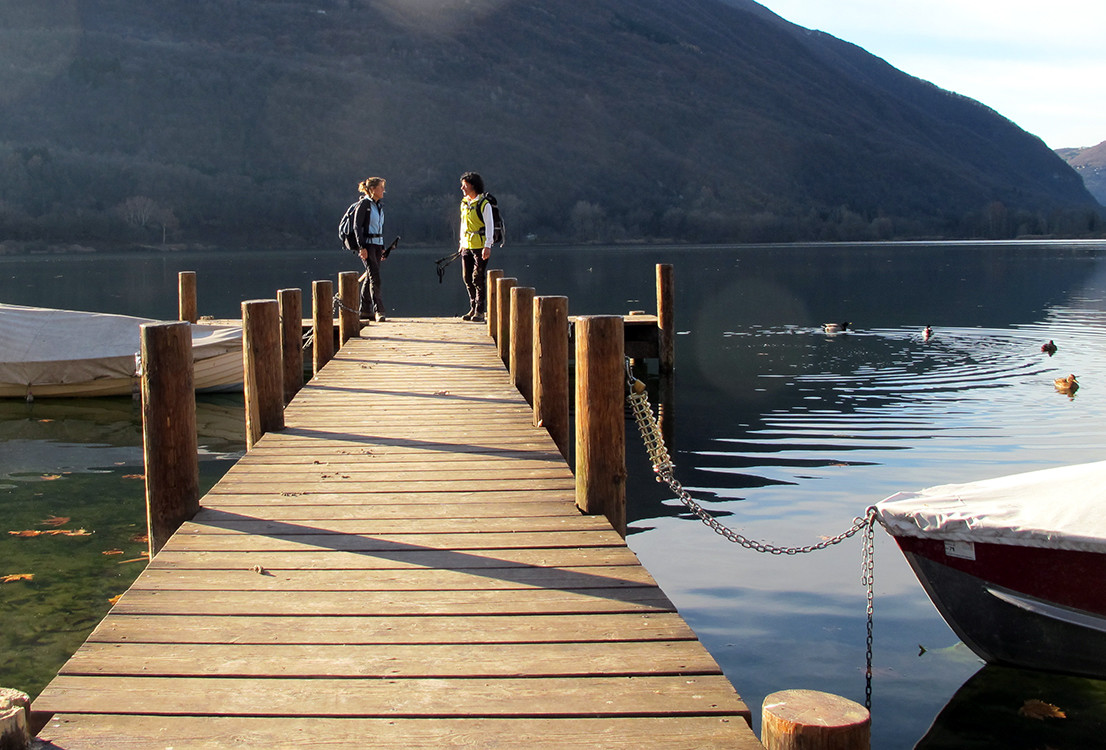 partenza dal Lago di Piano...