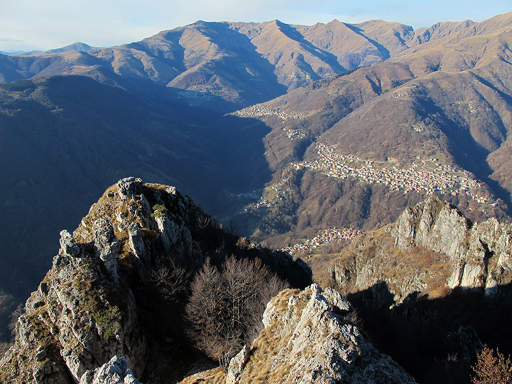 dal Monte Pidaggia; la Val Cavargna