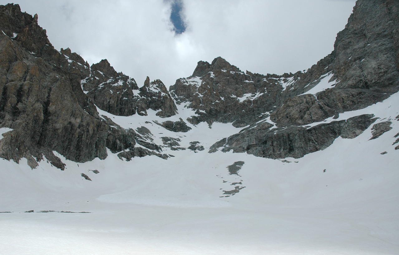 Versant sud du Pic Coolidge