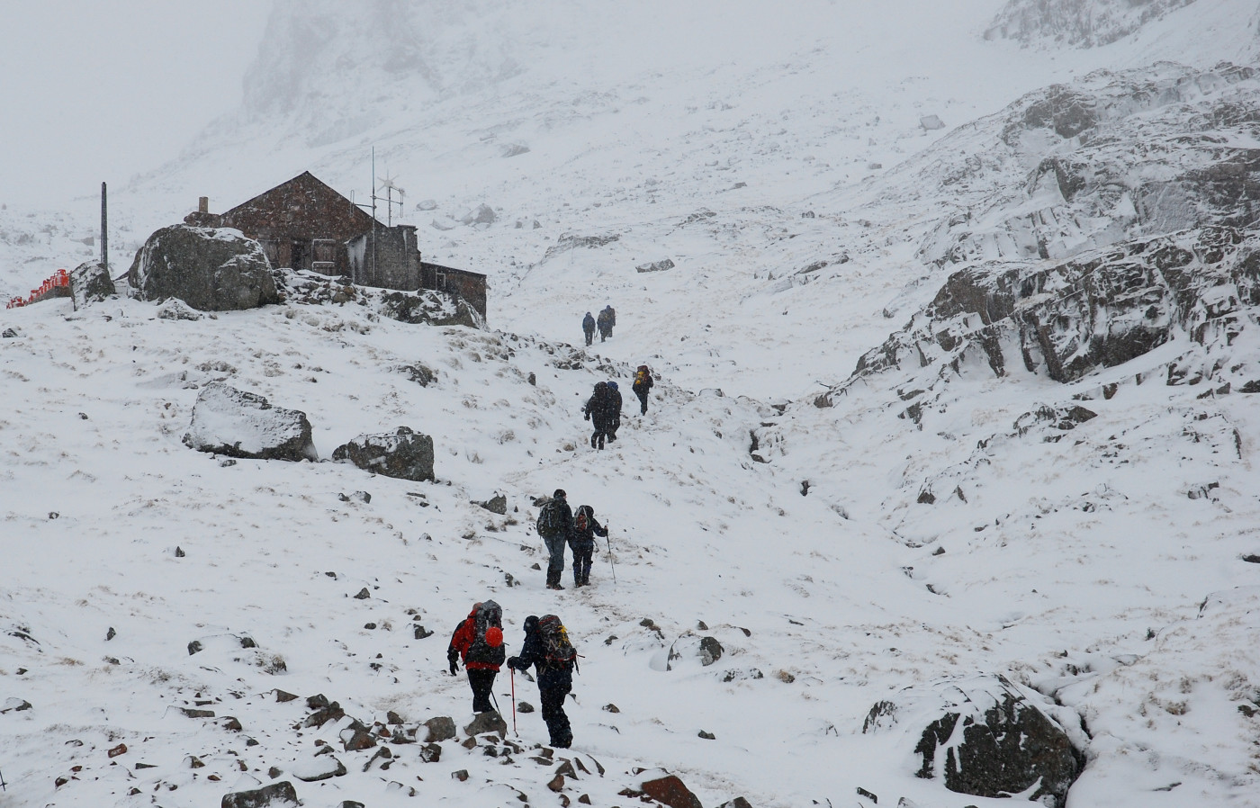 Le refuge est en vue