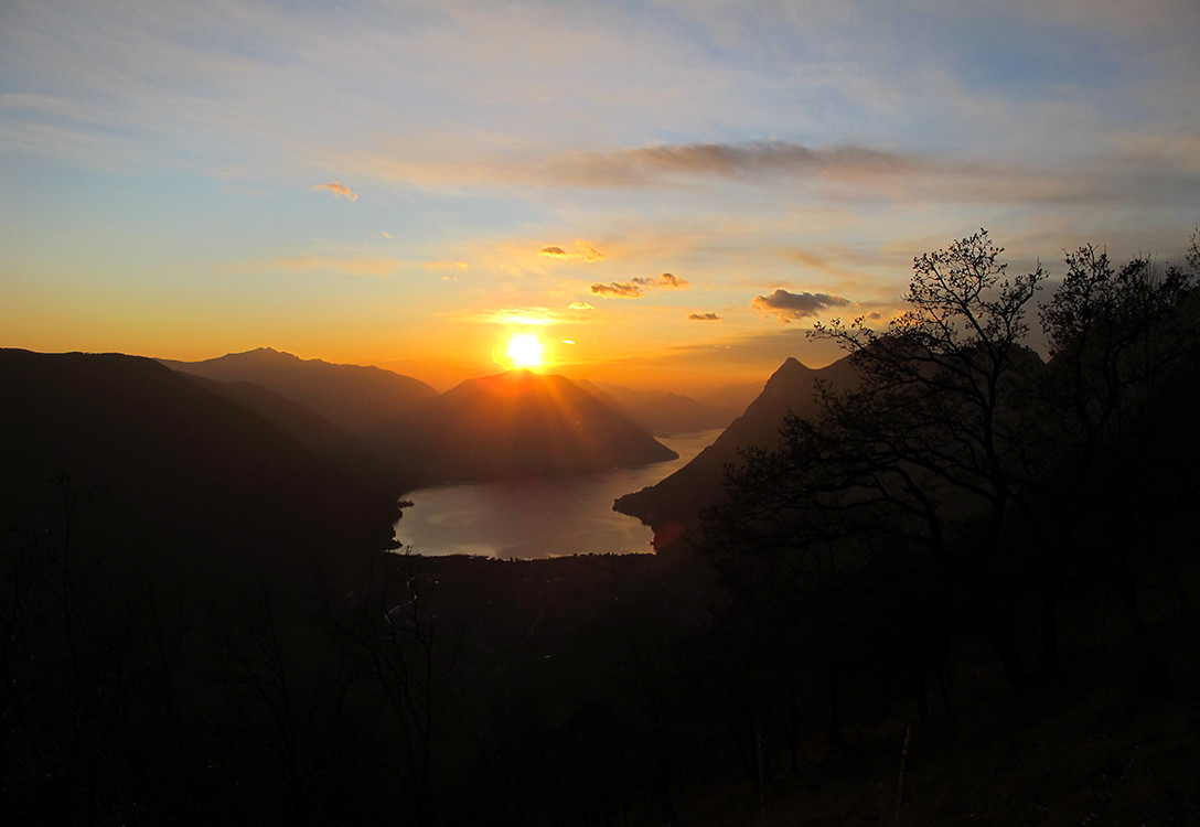 tramonto dal Pidaggia I°