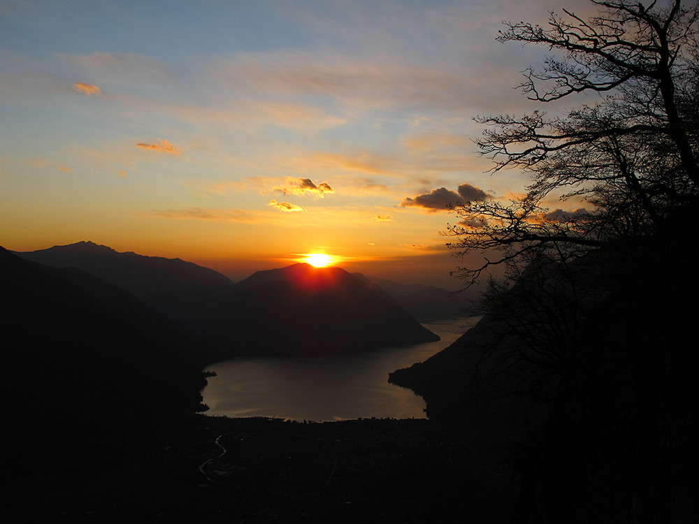 tramonto dal Pidaggia II°