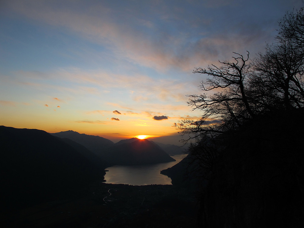 tramonto dal Pidaggia III°