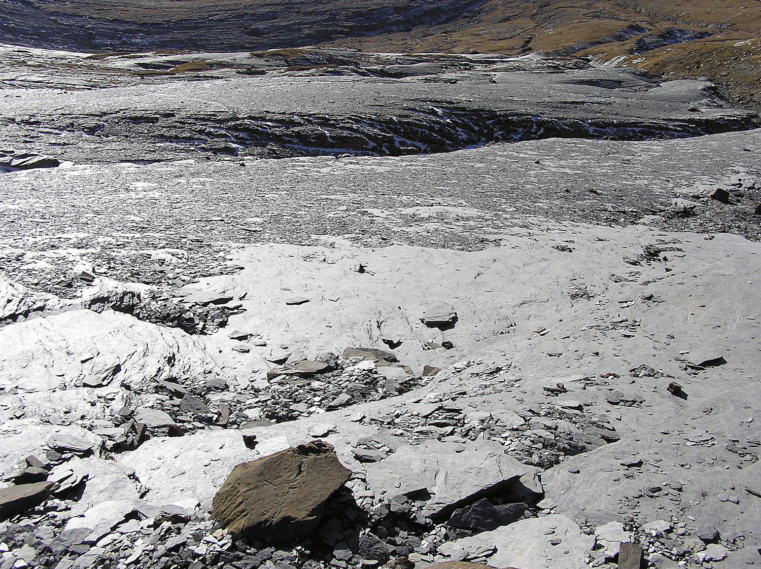 Zone sans crevasses
