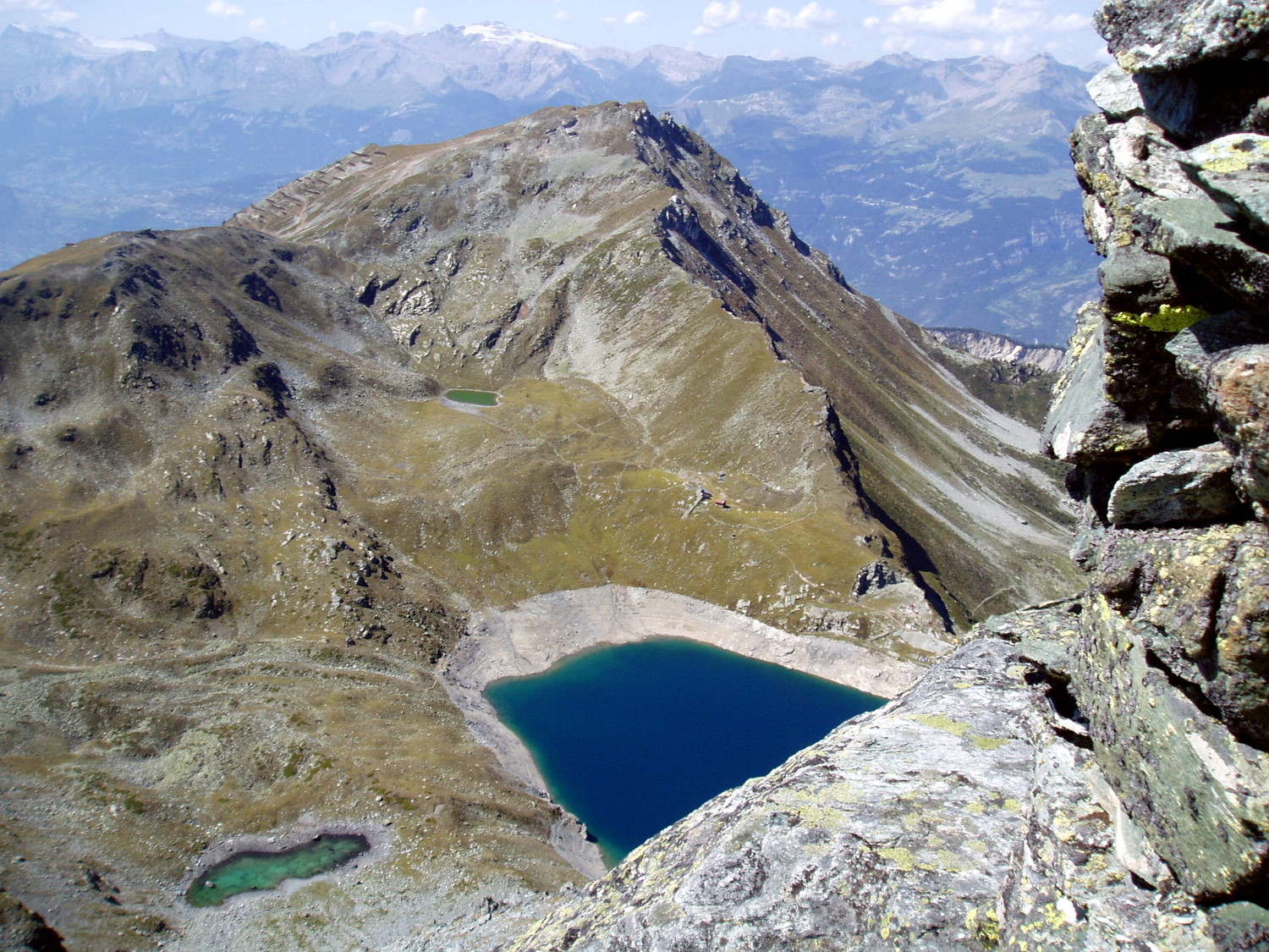 Sommet du Schwarzhorn - Vue sur l'Illhorn