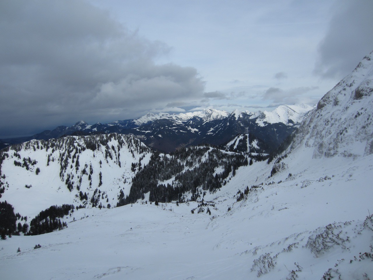 la vue sur Bossetan