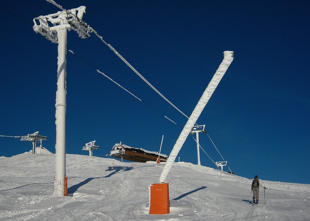 Montée vers la Croix de Chamrousse