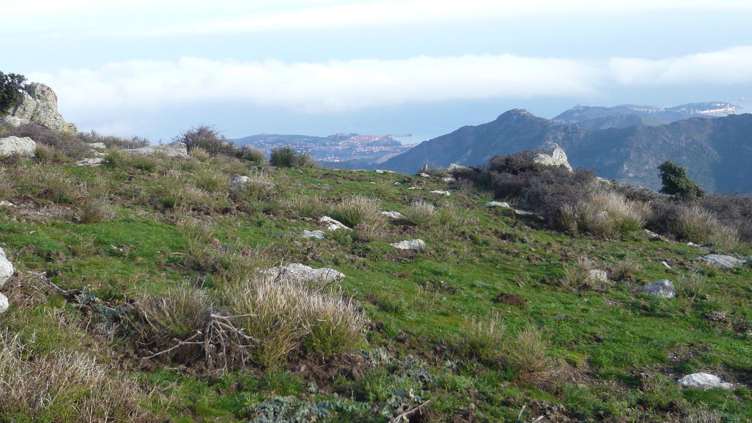 Le sommet est proche, vue sur Collioure