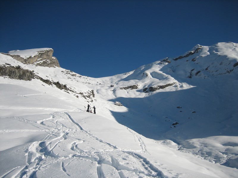Montée au col de La Tulle