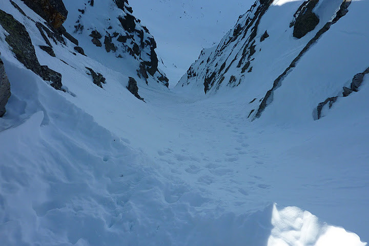 Le couloir depuis la sortie
