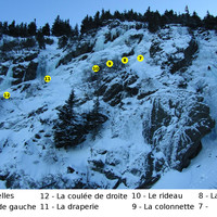 Cascades du lac Blanc - gauche