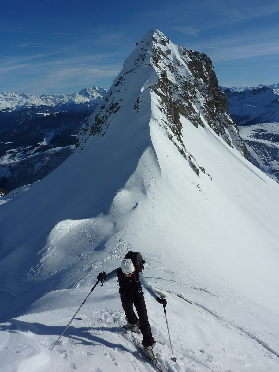 Au dessus du Col des Aiguillons (ou de la Valette ?)