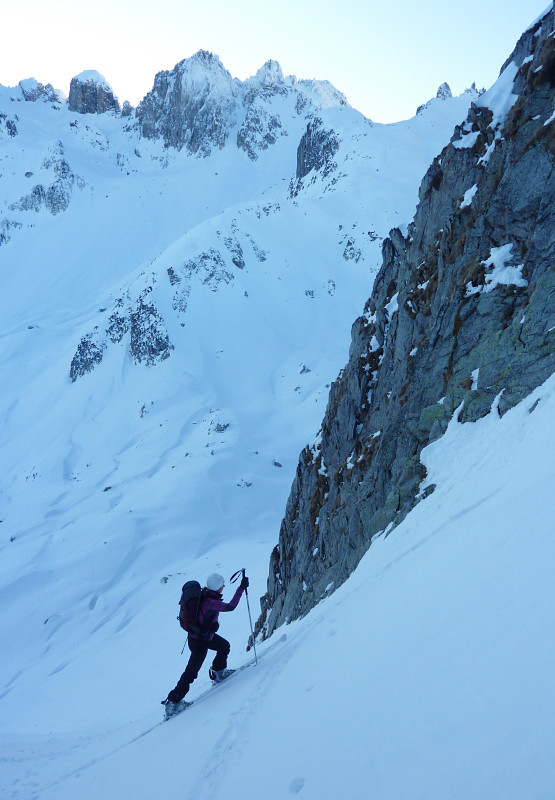 Montée à la brèche du Petit Chateau