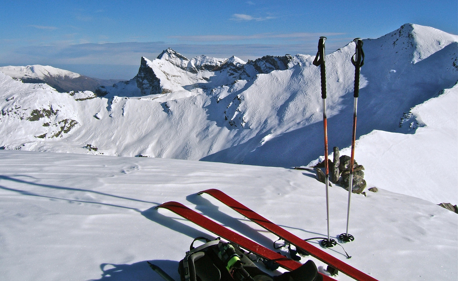 Buc Faraut vue sur Camossiera Pelvo d'Elva.