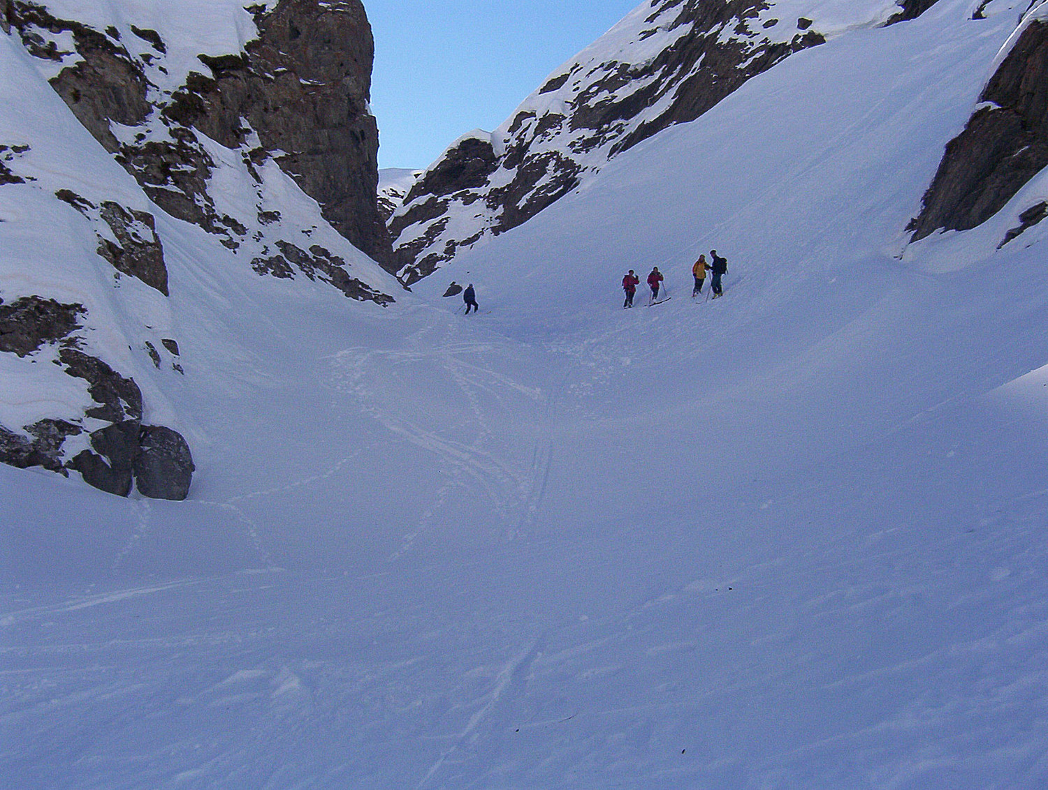 La gorge à la descente