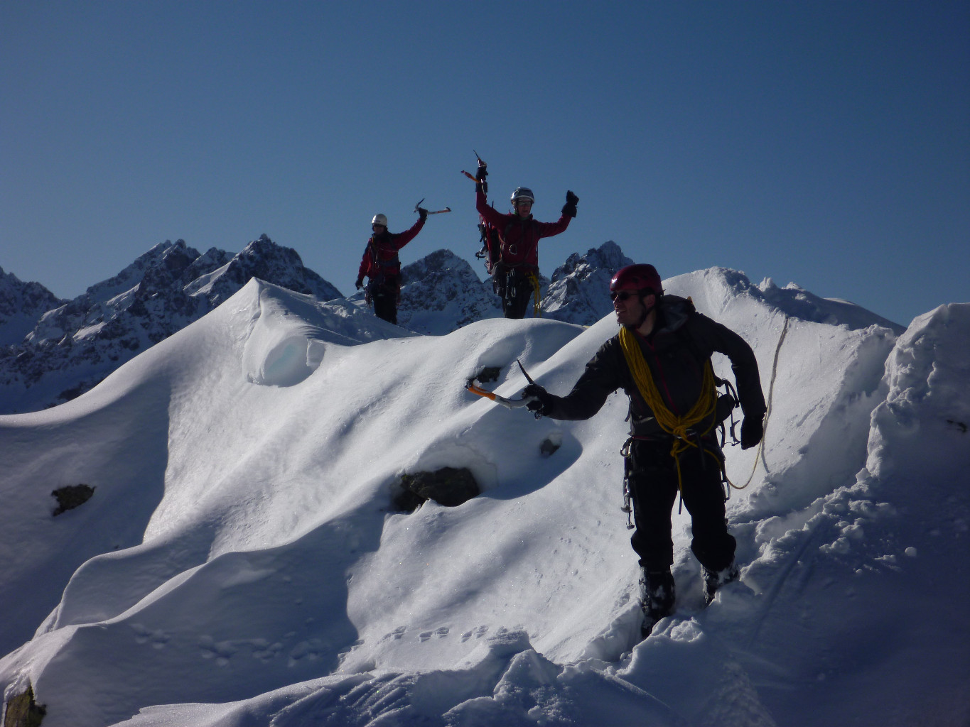 sur l'arete... Heureux