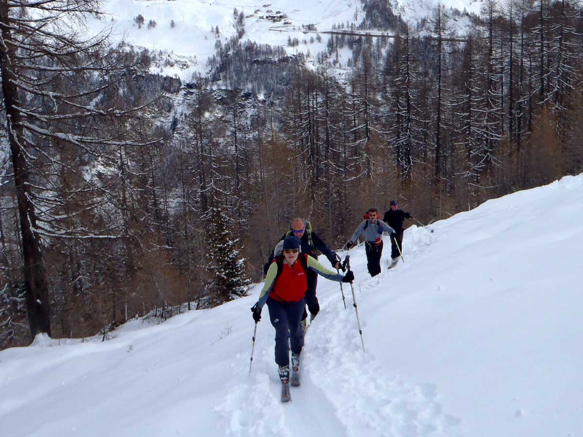 in salita