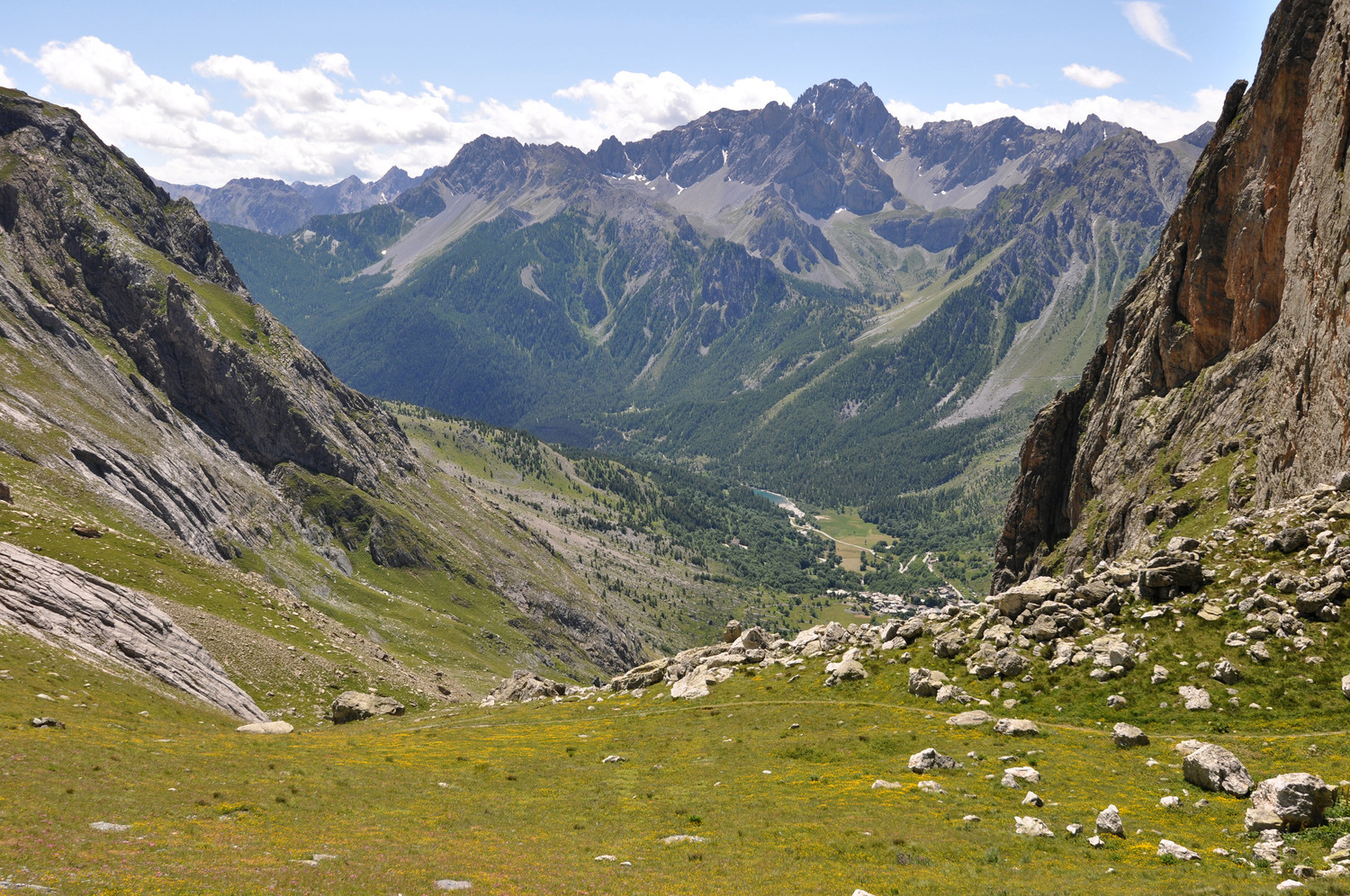 Tête de Moïse vue du col Greguri
