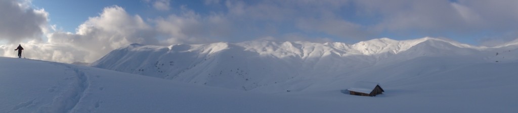 Panorama du Roc Marchand au Grand Crétet depuis Beauregard 1970m