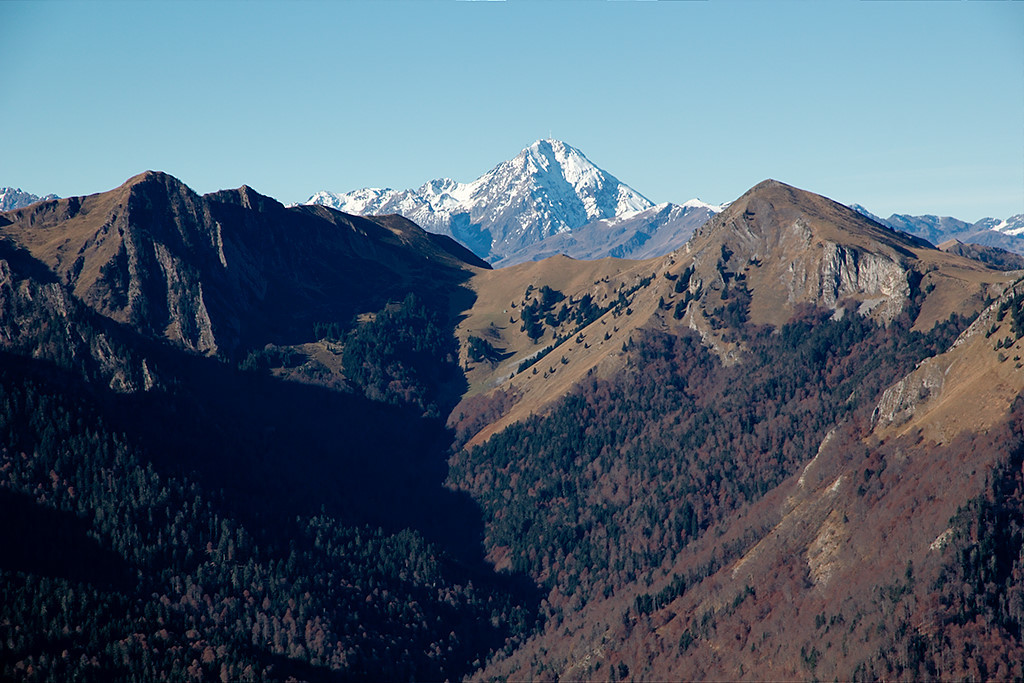 Areng, Pic du Midi depuis pic de Mont Las