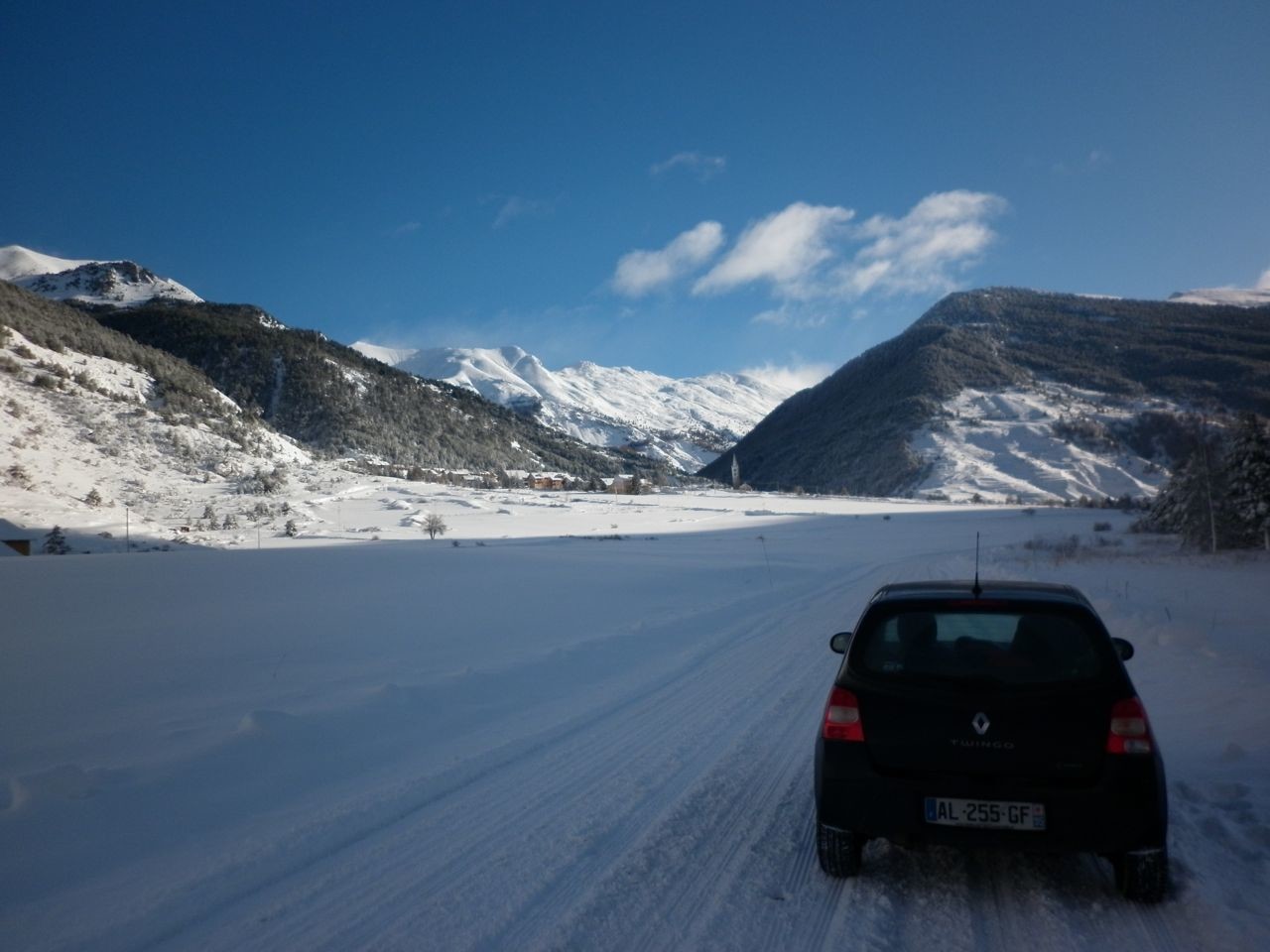 arrivée à Ceillac