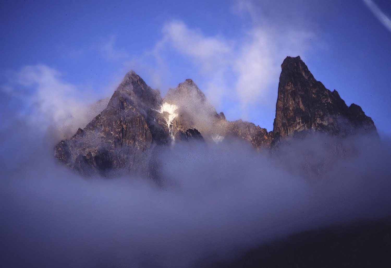 Batian, Nelion, Point John (Mont Kenya)