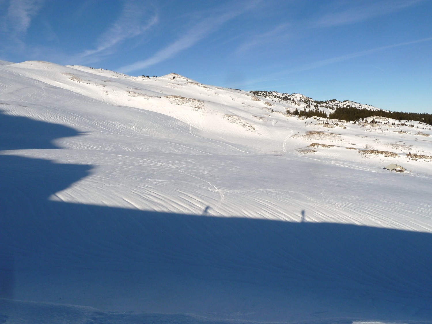 Le ski de rando, c'est beau. Surtout en plein hiver -même si on a tendance à se croiree en avril! - avec ces ombres qui grandissent très vite