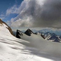 Pique Longue du Vignemale et glacier d'Ossoue