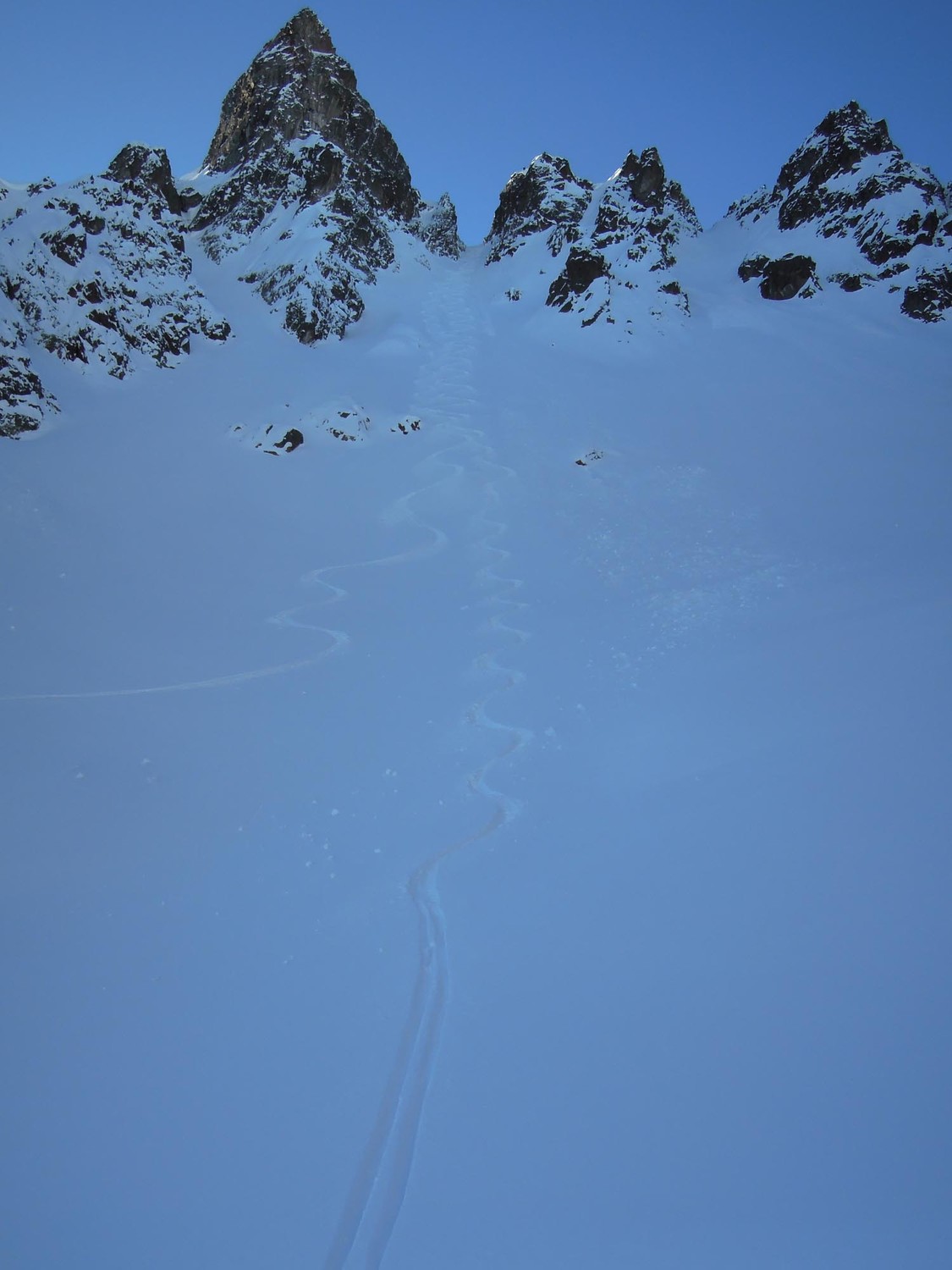 Comba Rossa. Quelle belle neige froide et légère.