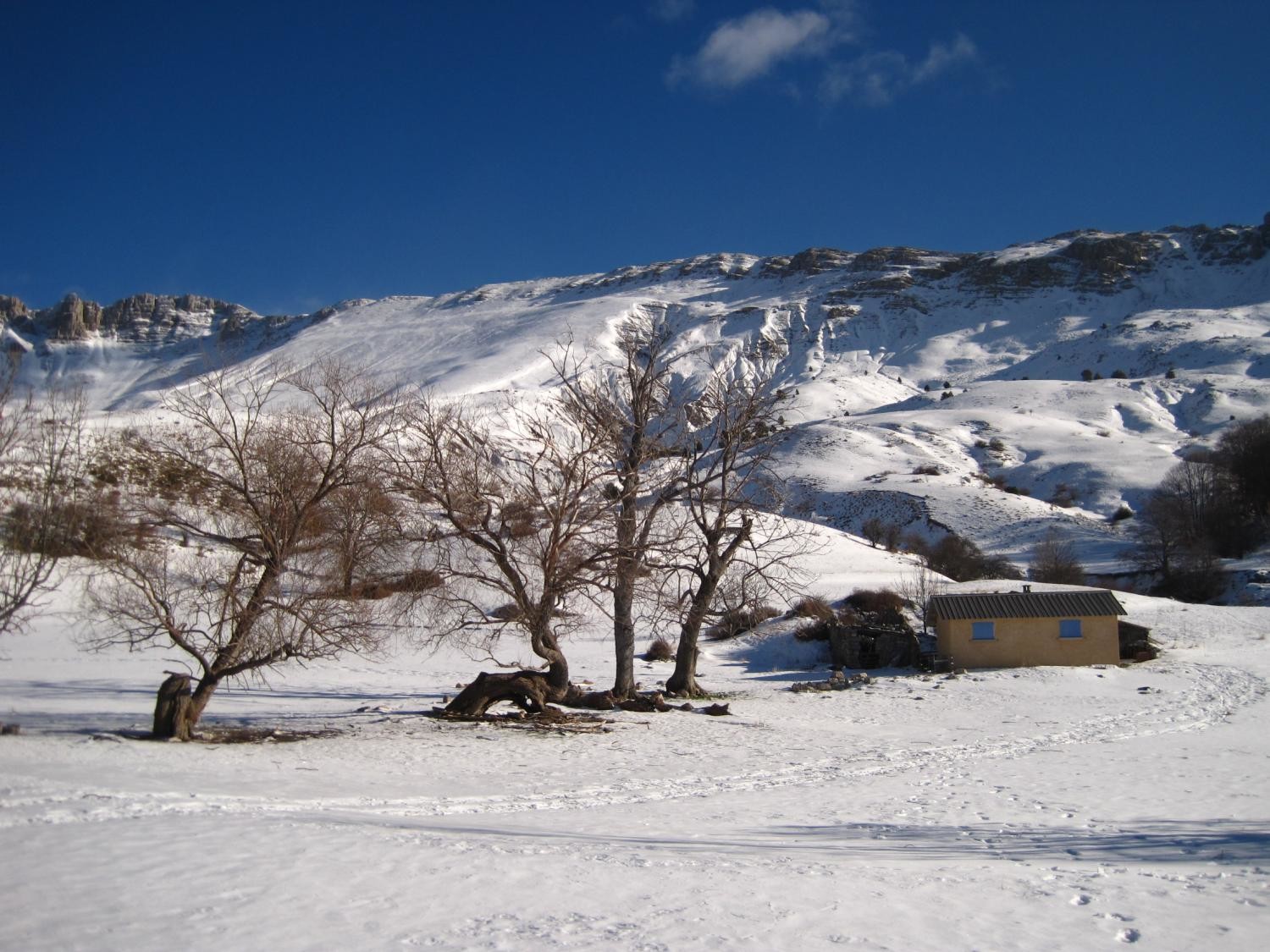 Monges depuis la cabane homonyme