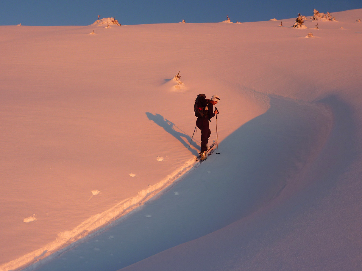 Dernière montée dans le rose
