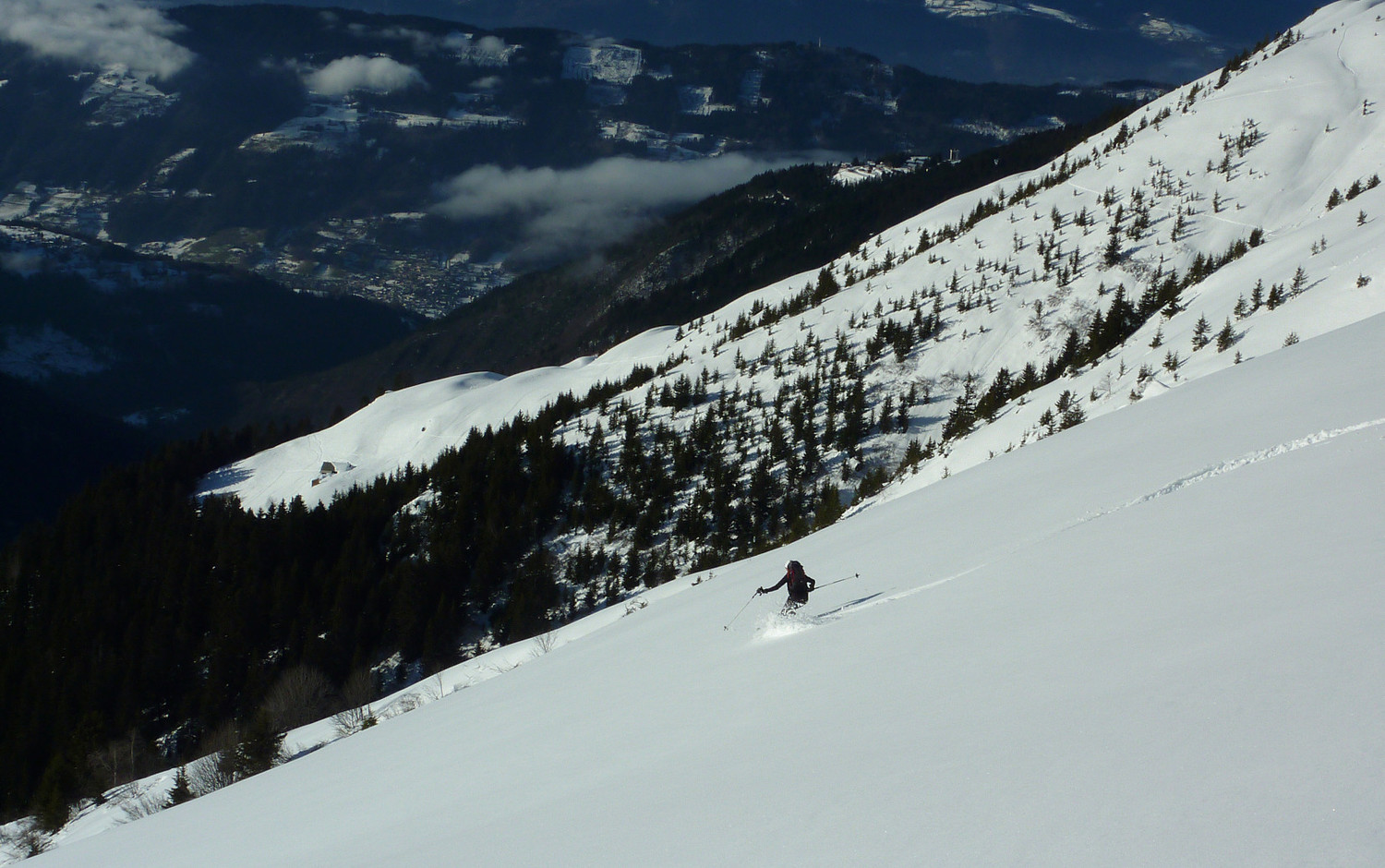 Ski grand large