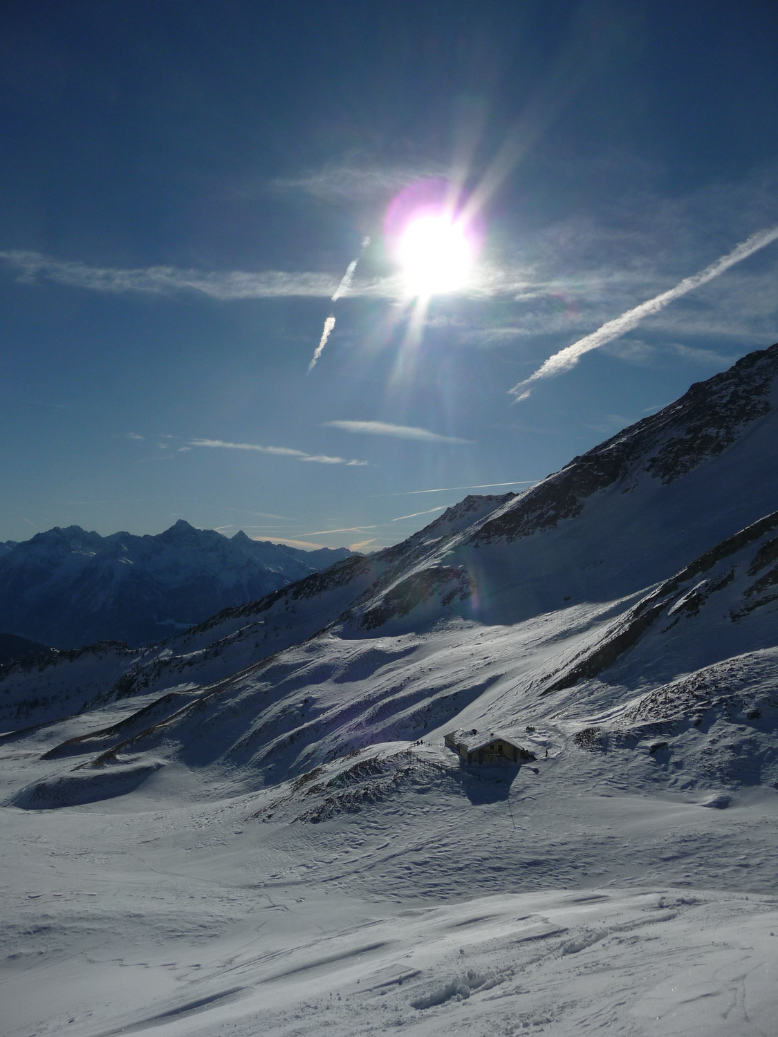 Vista sul rifugio