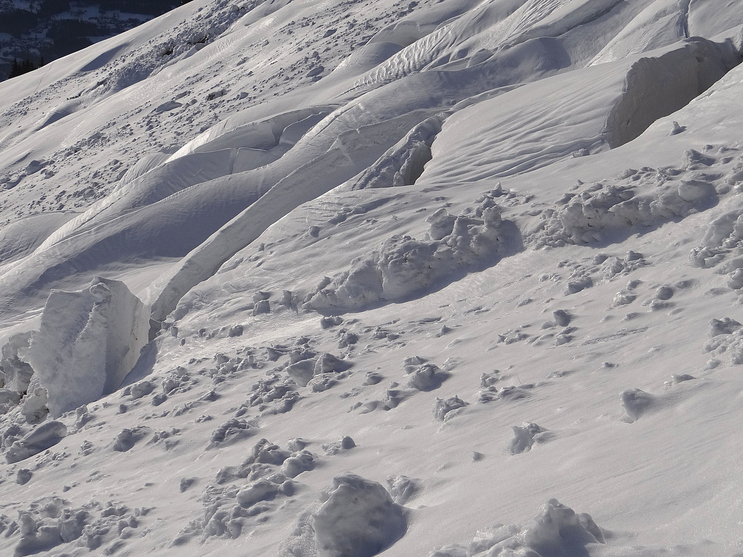 Passage des séracs ("glaciers" du Vellard)