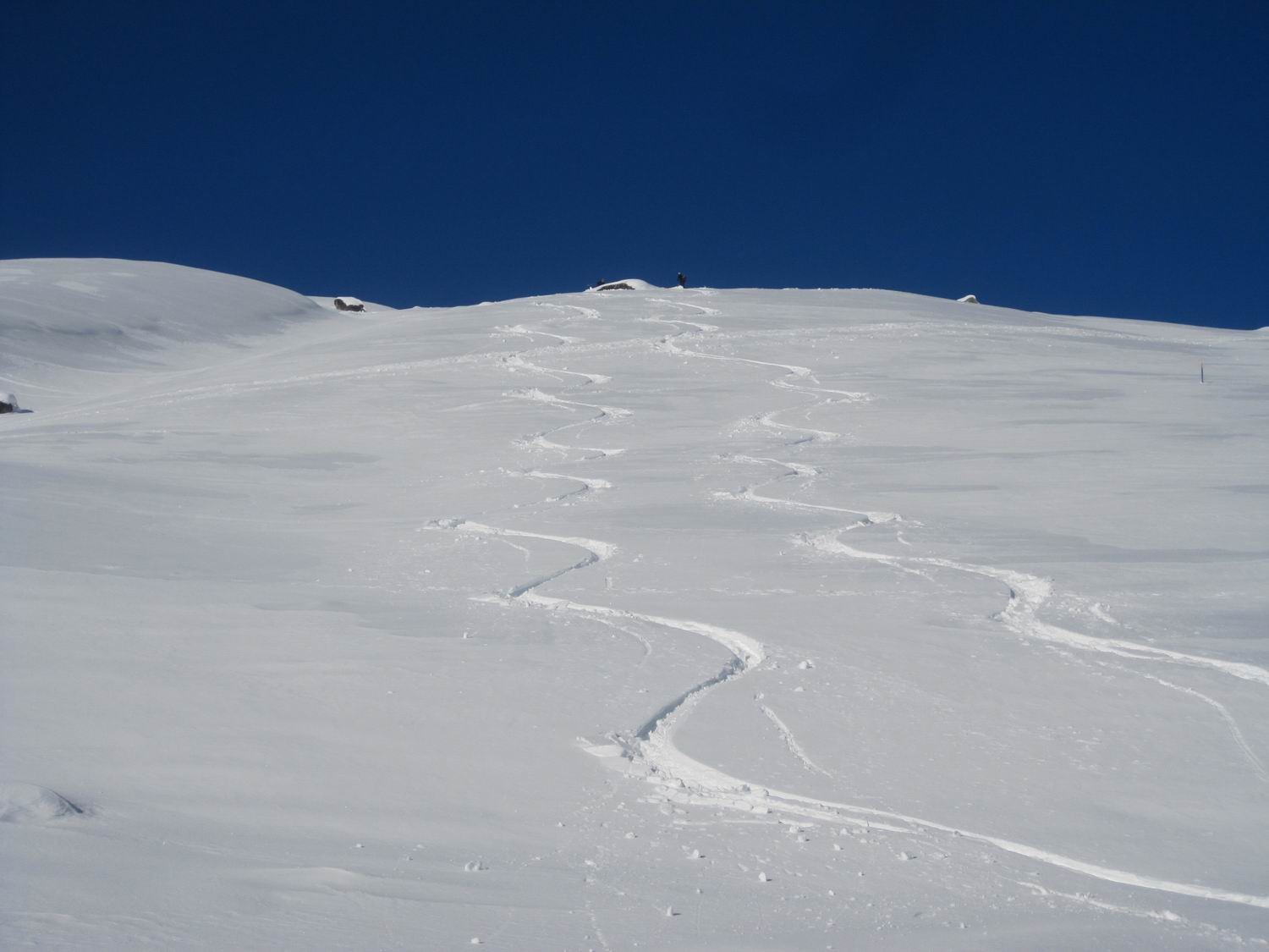 parte bassa della discesa
