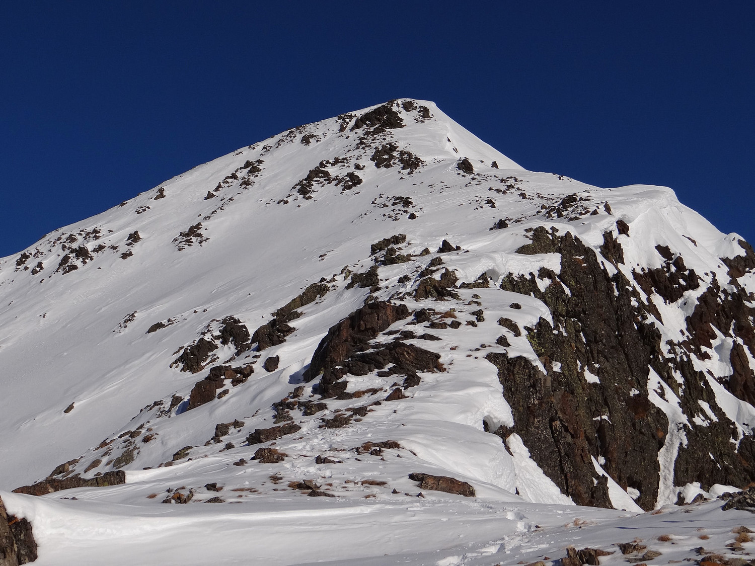 Blantsin arête SW finale