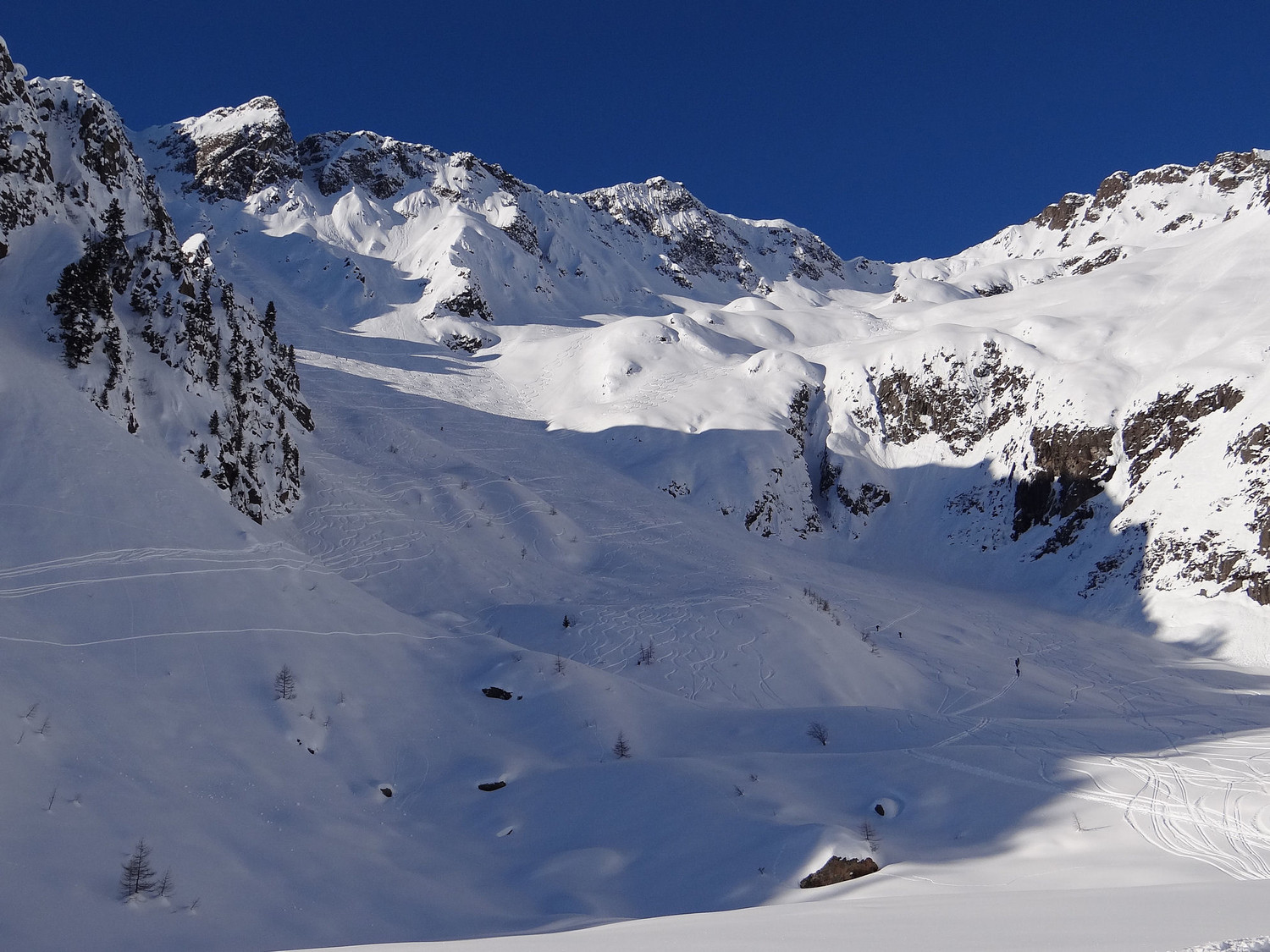 Encore du bon ski du côté du col du Bel Oiseau