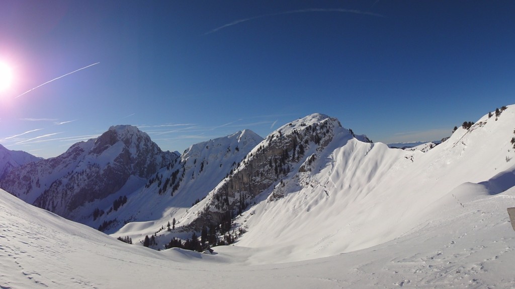 Mont Chauffé, Pointe de Lachau et Dent du Chat