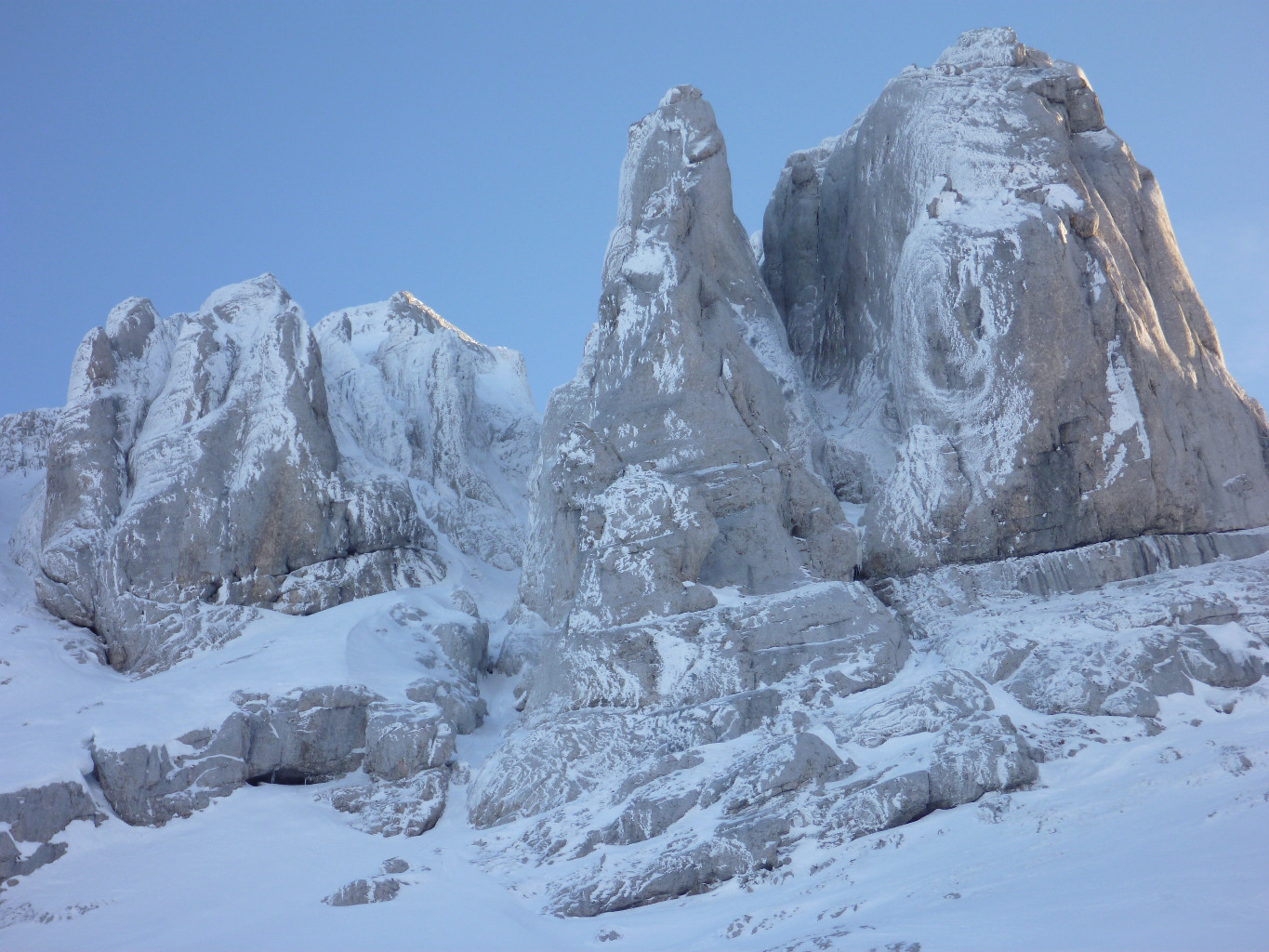 goulotte à PP, vue du bas