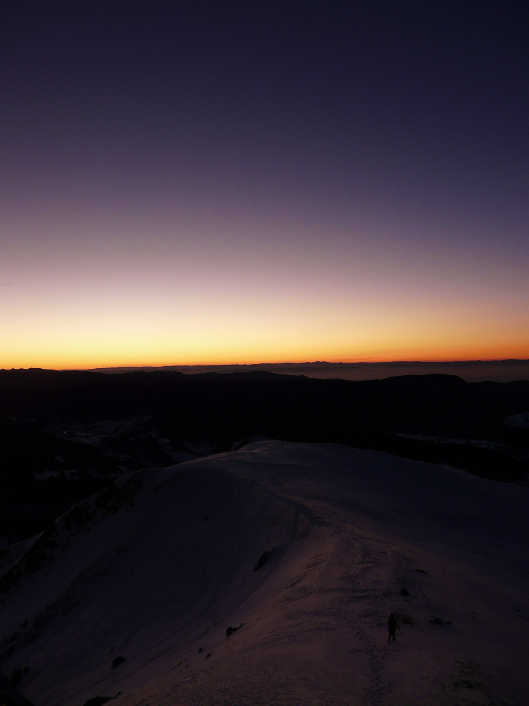 fin des difficultés au coucher du soleil
