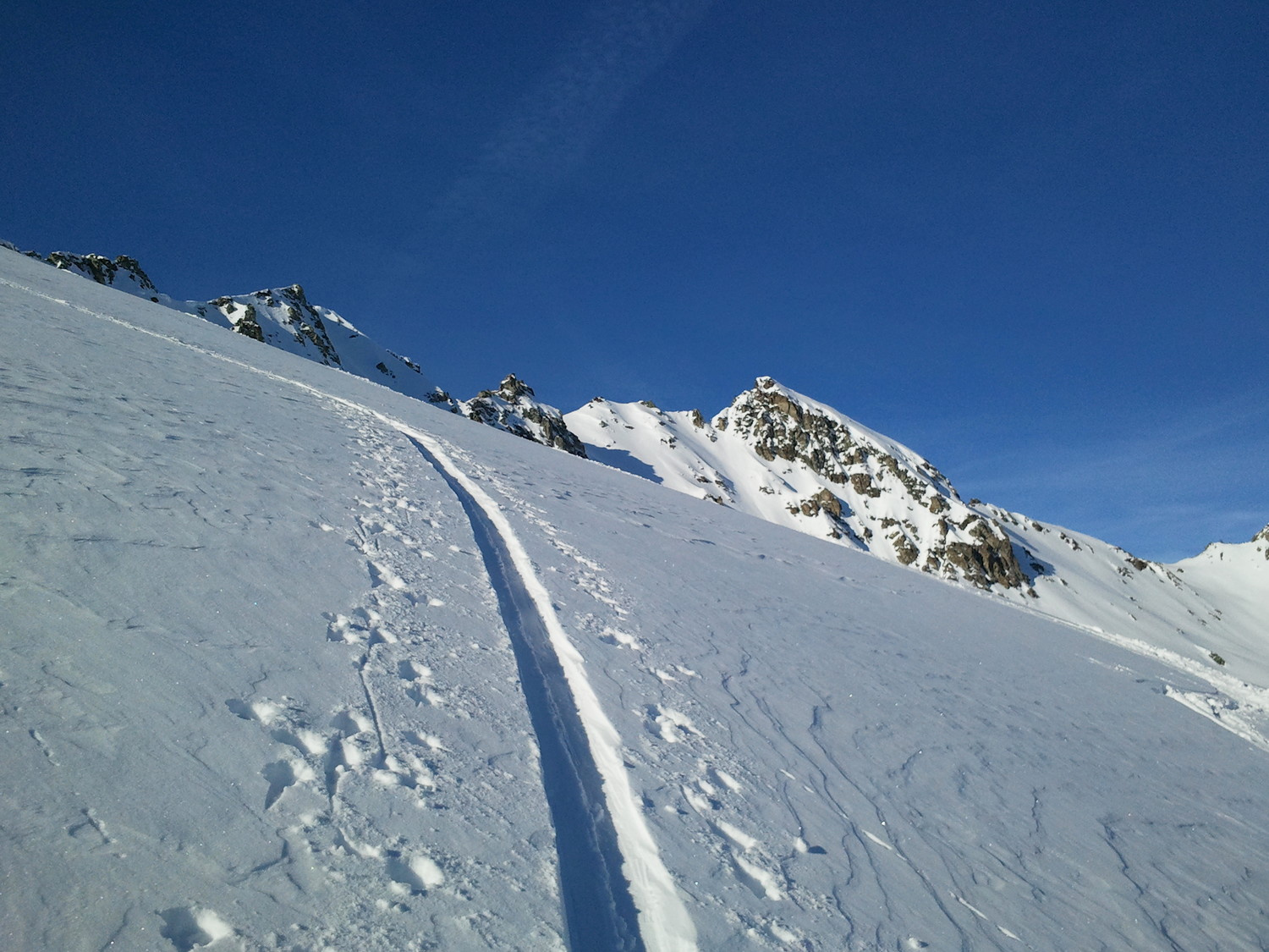 Belle trace de montée!!!!!!