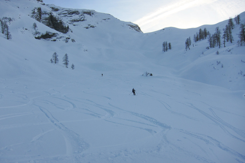 Bonnes conditions dans le vallon