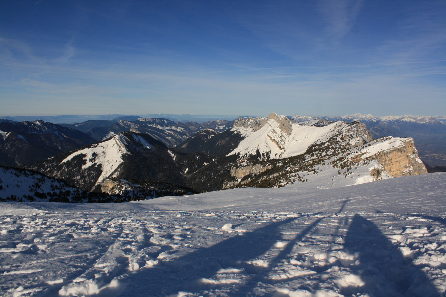 De la Dent de Crolles, vers le NE