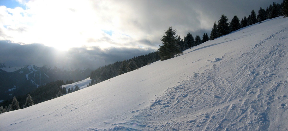 Sur l'arête de l'Ecuelle