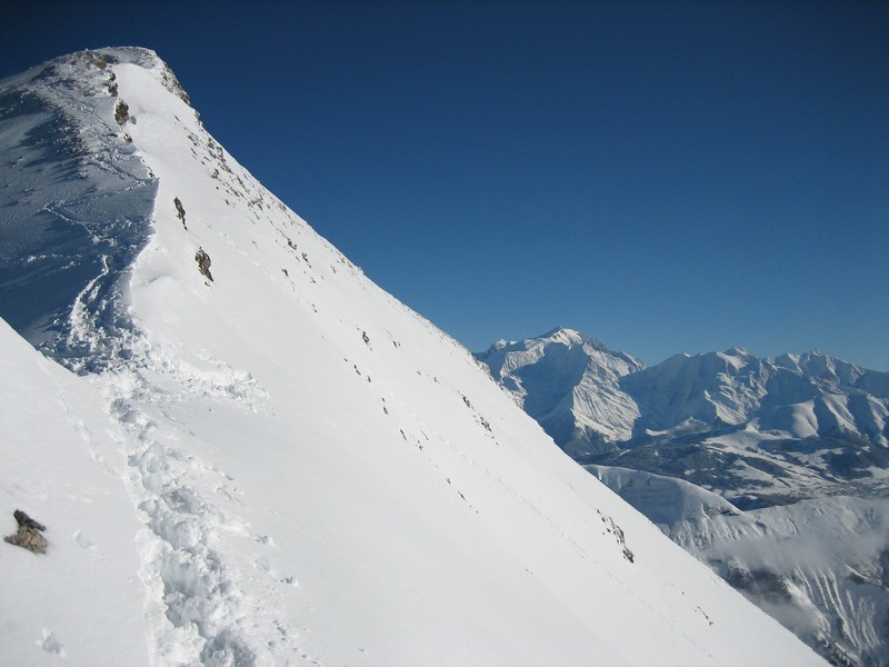 Tête Pelouse et Mont-Blanc